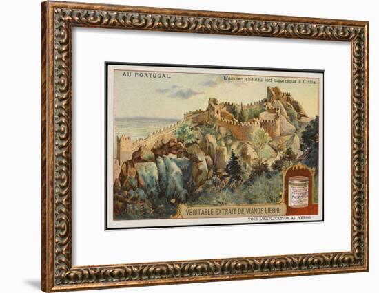 The Picturesque Ancient Moorish Castle-null-Framed Art Print