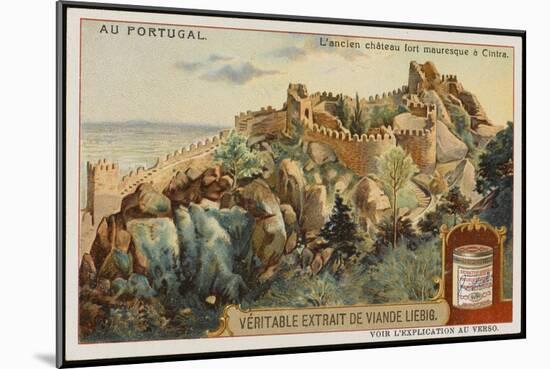 The Picturesque Ancient Moorish Castle-null-Mounted Art Print