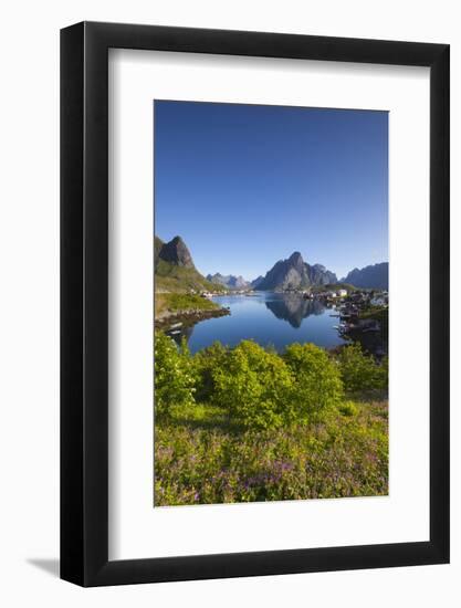 The Picturesque Fishing Village of Reine-Doug Pearson-Framed Photographic Print