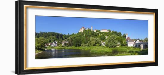 The Picturesque Harburg Castle and Village, Harburg, Bavaria, Germany-Doug Pearson-Framed Photographic Print