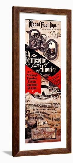 The Picturesque Line of America: the B&O-null-Framed Giclee Print