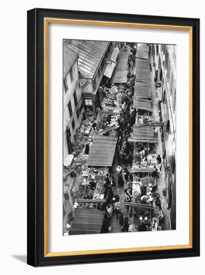 The Picturesque Market in Passage Berryer, Paris, 1931-Ernest Flammarion-Framed Giclee Print