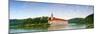 The Picturesque Weltenburg Abbey and the River Danube Illuminated at Sunrise, Lower Bavaria, Bavari-Doug Pearson-Mounted Photographic Print