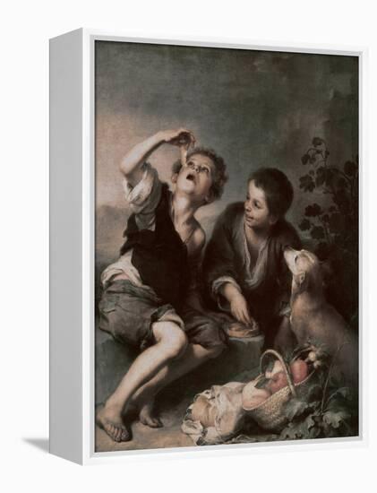 The Pie Eating-Bartolome Esteban Murillo-Framed Premier Image Canvas