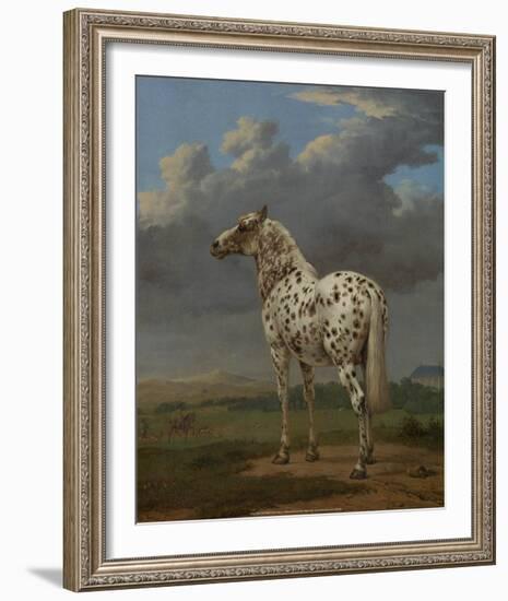 The “Piebald” Horse, 1650-54-Paulus Potter-Framed Art Print