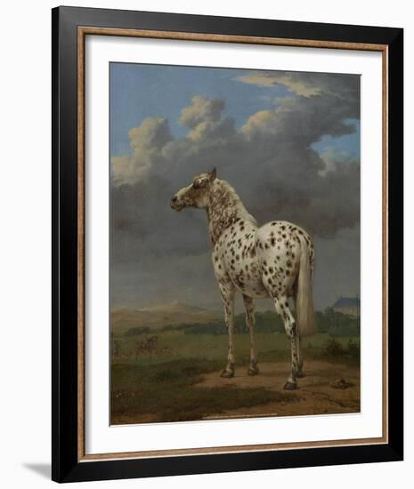 The “Piebald” Horse, 1650-54-Paulus Potter-Framed Art Print