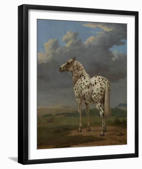 The “Piebald” Horse, 1650-54-Paulus Potter-Framed Art Print