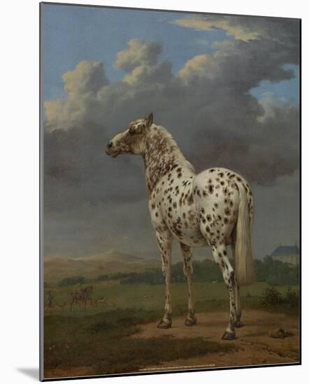 The “Piebald” Horse, 1650-54-Paulus Potter-Mounted Art Print