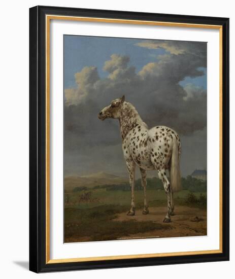 The “Piebald” Horse, 1650-54-Paulus Potter-Framed Art Print