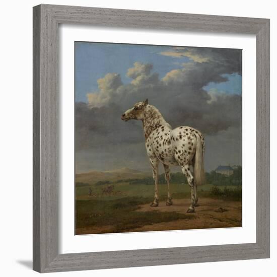 The "Piebald" Horse. Ca. 1650-54-Paulus Potter-Framed Giclee Print