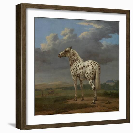 The "Piebald" Horse. Ca. 1650-54-Paulus Potter-Framed Giclee Print
