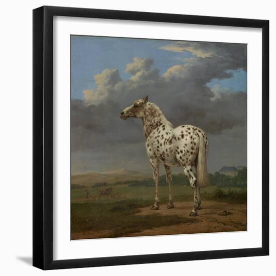 The "Piebald" Horse. Ca. 1650-54-Paulus Potter-Framed Giclee Print
