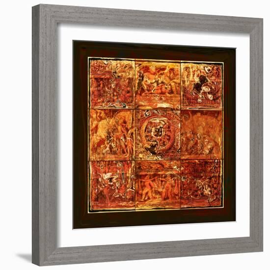 The Pieces of Heritage-Rabi Khan-Framed Art Print