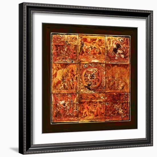 The Pieces of Heritage-Rabi Khan-Framed Art Print