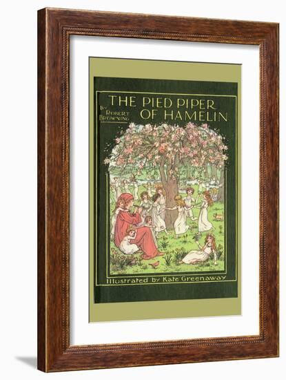 The Pied Piper of Hamelin-Kate Greenaway-Framed Art Print