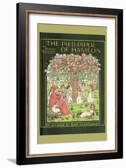 The Pied Piper of Hamelin-Kate Greenaway-Framed Art Print