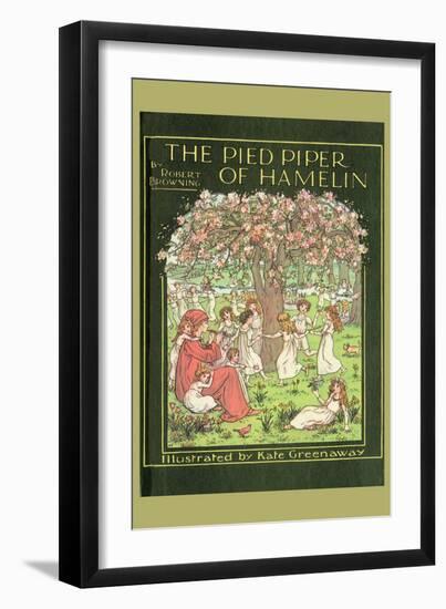 The Pied Piper of Hamelin-Kate Greenaway-Framed Art Print