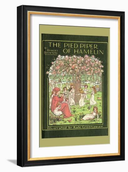 The Pied Piper of Hamelin-Kate Greenaway-Framed Art Print