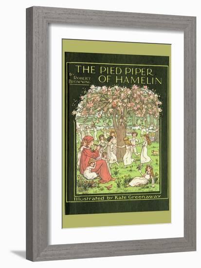 The Pied Piper of Hamelin-Kate Greenaway-Framed Art Print