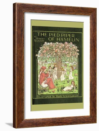 The Pied Piper of Hamelin-Kate Greenaway-Framed Art Print