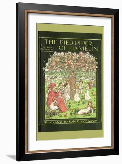 The Pied Piper of Hamelin-Kate Greenaway-Framed Art Print