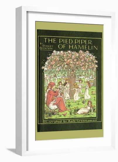 The Pied Piper of Hamelin-Kate Greenaway-Framed Art Print