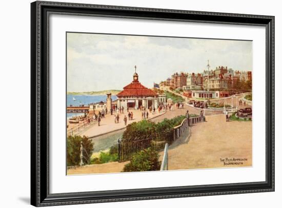 The Pier Approach, Bournemouth-Alfred Robert Quinton-Framed Giclee Print