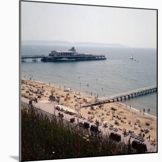 The Pier at Bournemouth 1971-Library-Mounted Photographic Print