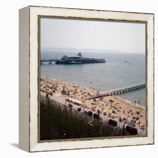 The Pier at Bournemouth 1971-Library-Framed Premier Image Canvas