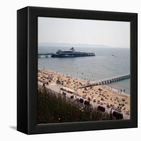 The Pier at Bournemouth 1971-Library-Framed Premier Image Canvas