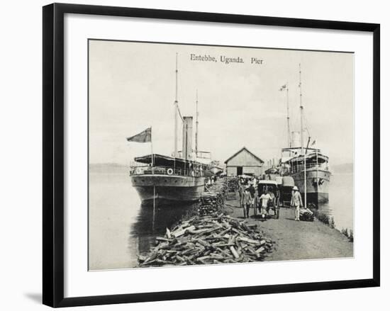 The Pier at Entebbe, Uganda - Lake Victoria-null-Framed Photographic Print