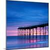 The Pier at Saltburn-By-The-Sea, North Yorkshire, at Sunrise-Travellinglight-Mounted Photographic Print
