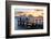 The Pier at Sunset Lovers-Philippe Hugonnard-Framed Photographic Print