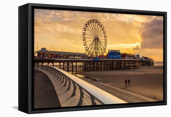 The Pier, Blackpool, Lancashire, England, United Kingdom, Europe-Billy-Framed Premier Image Canvas
