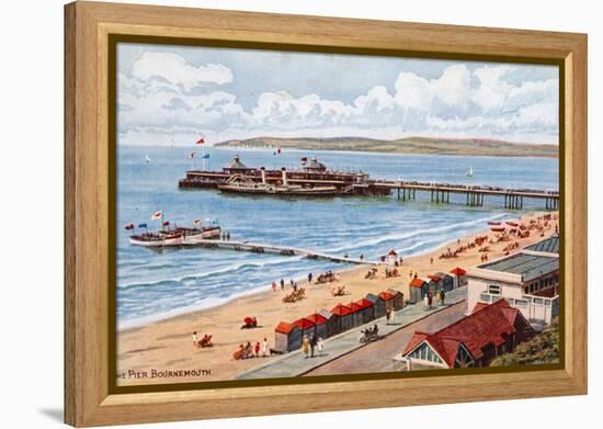 The Pier, Bournemouth-Alfred Robert Quinton-Framed Premier Image Canvas