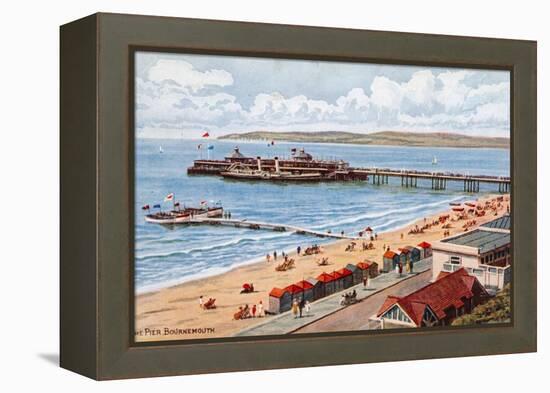 The Pier, Bournemouth-Alfred Robert Quinton-Framed Premier Image Canvas
