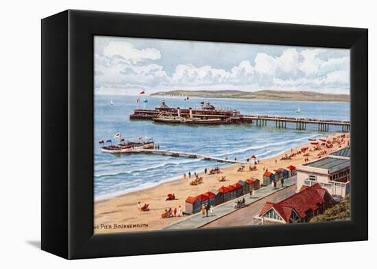 The Pier, Bournemouth-Alfred Robert Quinton-Framed Premier Image Canvas