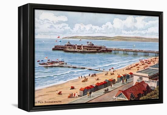 The Pier, Bournemouth-Alfred Robert Quinton-Framed Premier Image Canvas