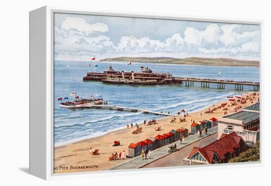 The Pier, Bournemouth-Alfred Robert Quinton-Framed Premier Image Canvas