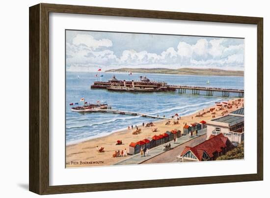 The Pier, Bournemouth-Alfred Robert Quinton-Framed Giclee Print