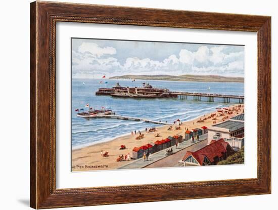 The Pier, Bournemouth-Alfred Robert Quinton-Framed Giclee Print