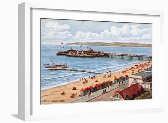 The Pier, Bournemouth-Alfred Robert Quinton-Framed Giclee Print