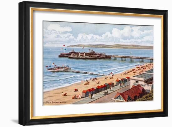 The Pier, Bournemouth-Alfred Robert Quinton-Framed Giclee Print