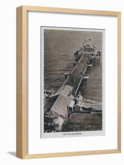 'The Pier, Folkestone', late 19th-early 20th century-Unknown-Framed Giclee Print
