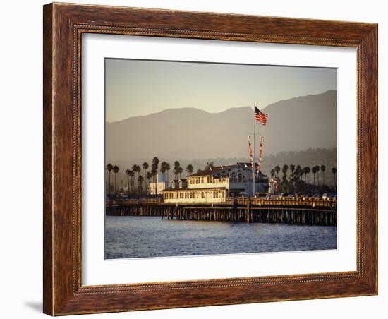 The Pier, Santa Barbara, California. USA-Walter Rawlings-Framed Photographic Print