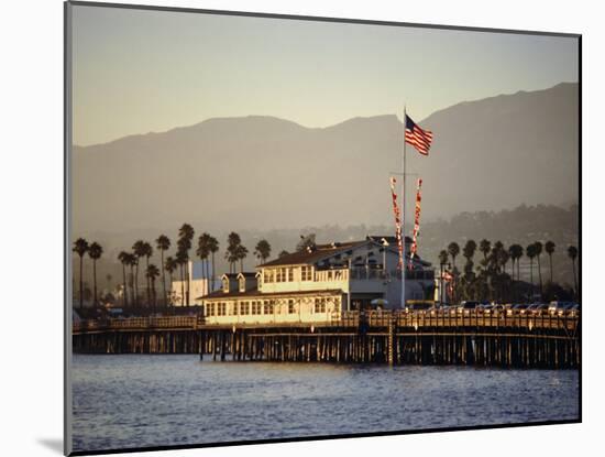 The Pier, Santa Barbara, California. USA-Walter Rawlings-Mounted Photographic Print