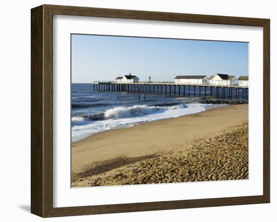 The Pier, Southwold, Suffolk, England, United Kingdom-Amanda Hall-Framed Photographic Print