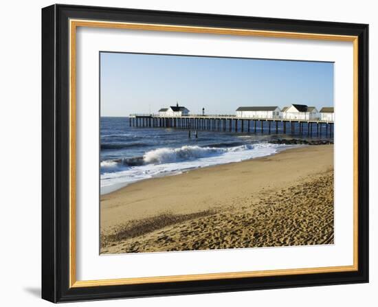 The Pier, Southwold, Suffolk, England, United Kingdom-Amanda Hall-Framed Photographic Print