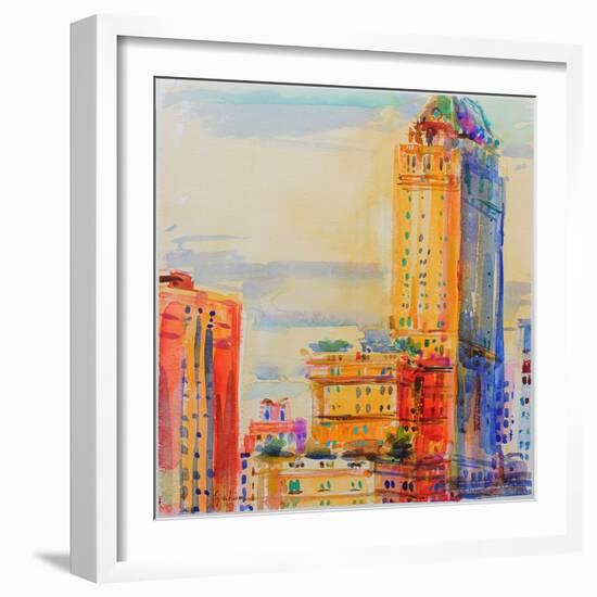 The Pierre, New York-Peter Graham-Framed Giclee Print