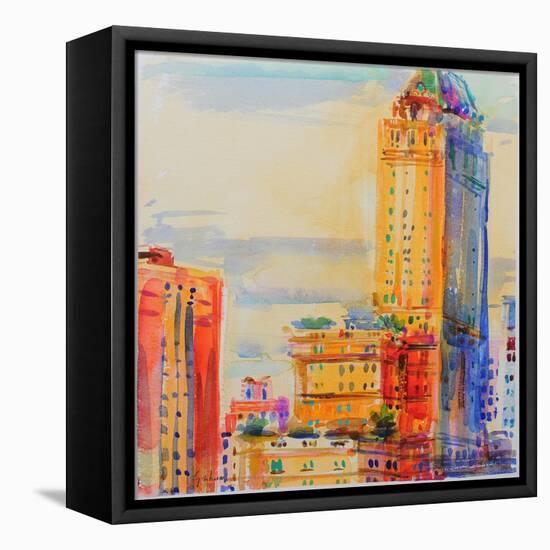 The Pierre, New York-Peter Graham-Framed Premier Image Canvas